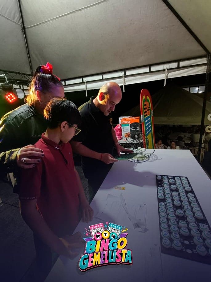 Encuentro de la comunidad durante el Bingo Gemellista 2026